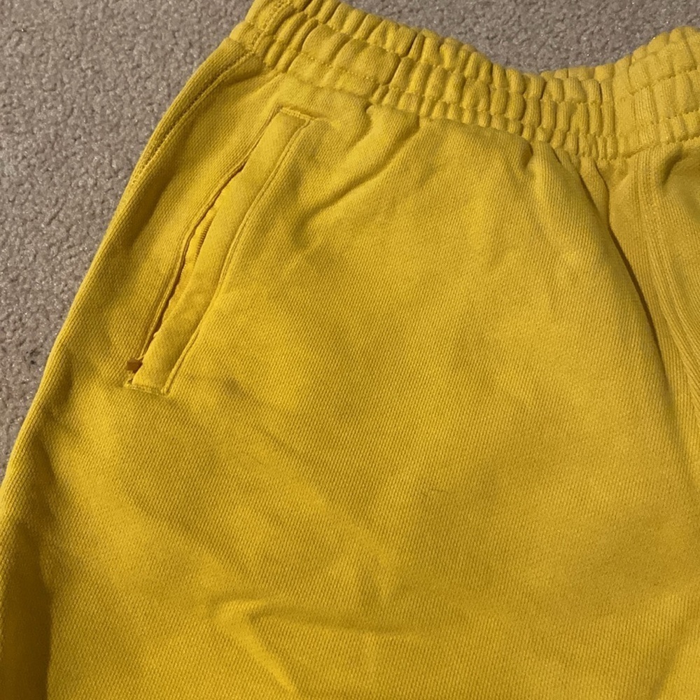 Adidas mustard Yellow Human Race Shorts - Picture 7 of 11
